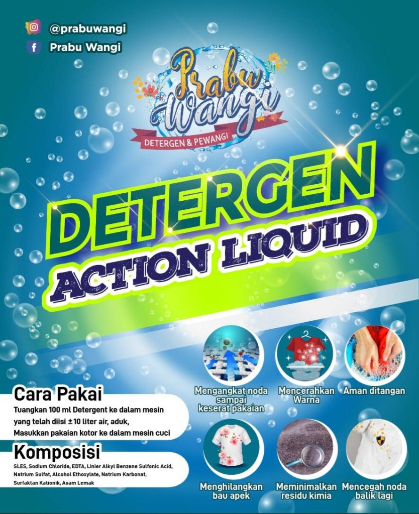 Detergent Action Liquid Prabu Wangi